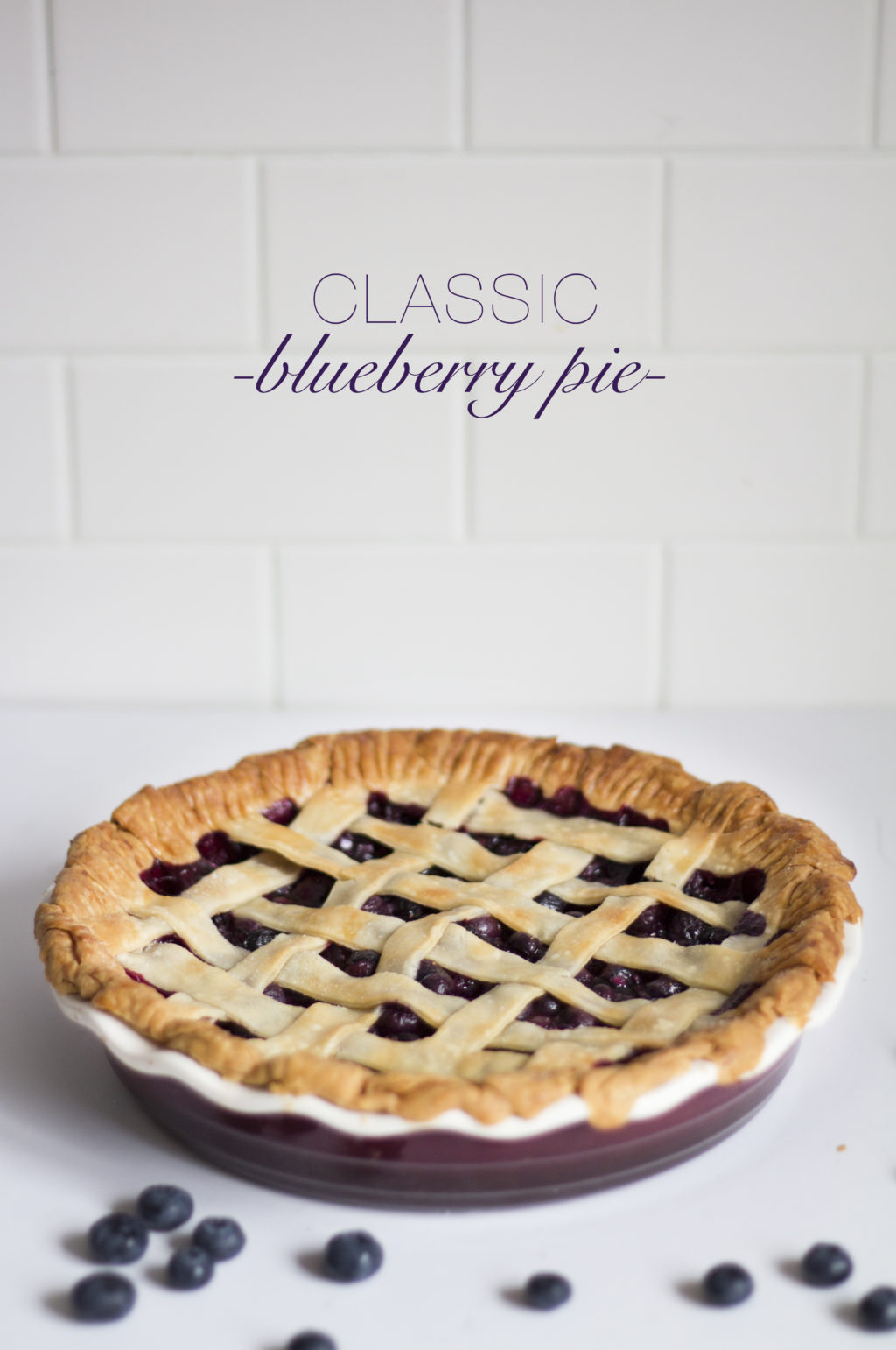 Classic Blueberry Pie | The Blondielocks | Life + Style