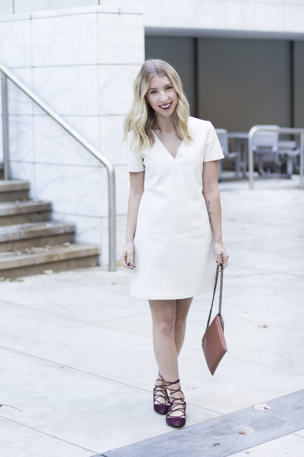 Leather Braided Dress | The Blondielocks | Life + Style