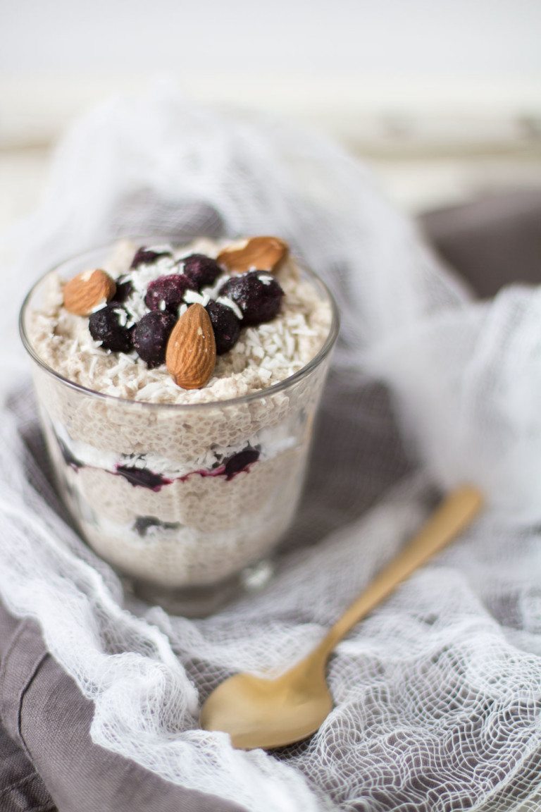 Vanilla Cashew Milk Chia Pudding | The Blondielocks | Life + Style