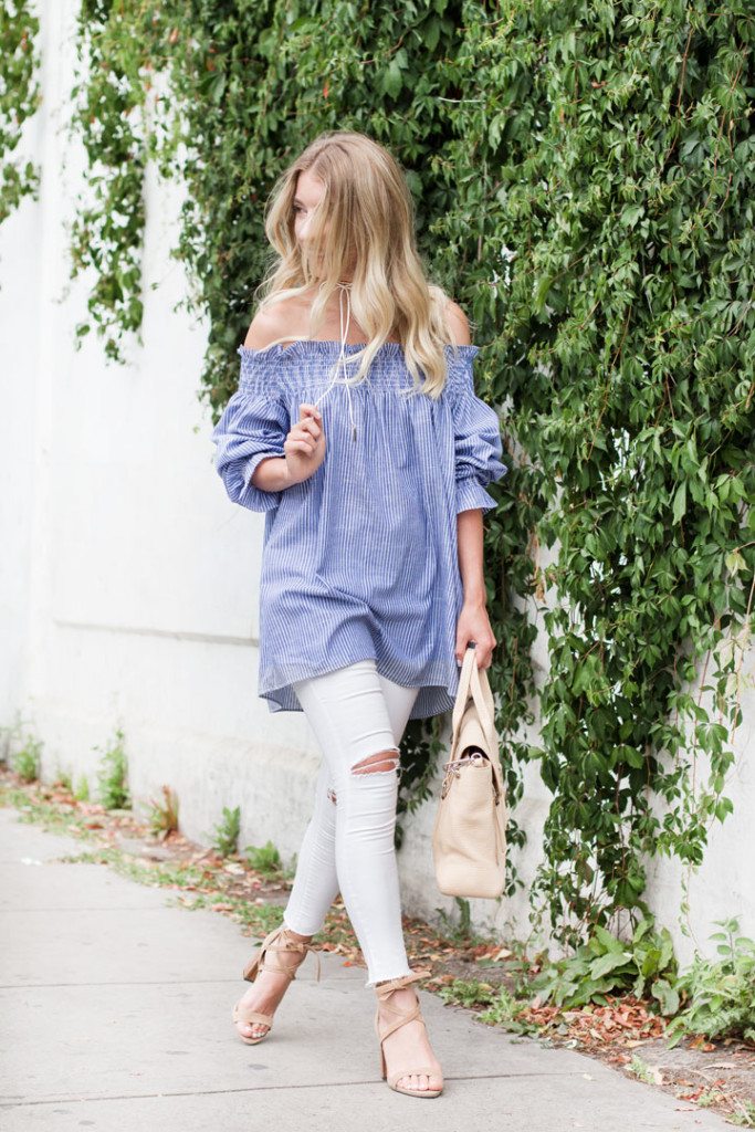 Oversized Off The Shoulder | The Blondielocks | Life + Style