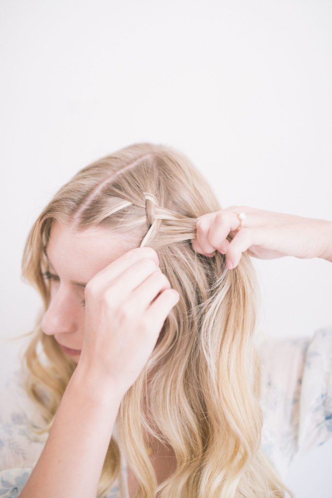 A 2 Minute Braid For Second Day Hair | The Blondielocks | Life + Style