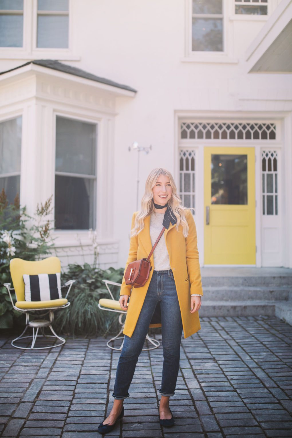 Yellow Coat Yellow Door The Blondielocks Life Style