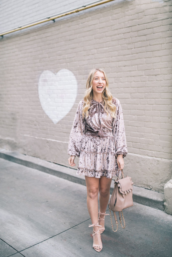 Little Velvet Dress | The Blondielocks | Life + Style