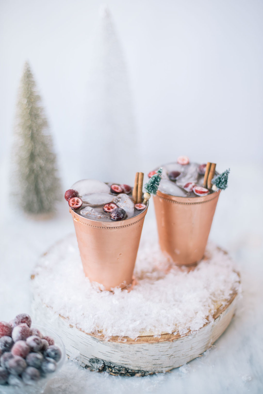 Cranberry Apple Cider Moscow Mules | The Blondielocks | Life + Style