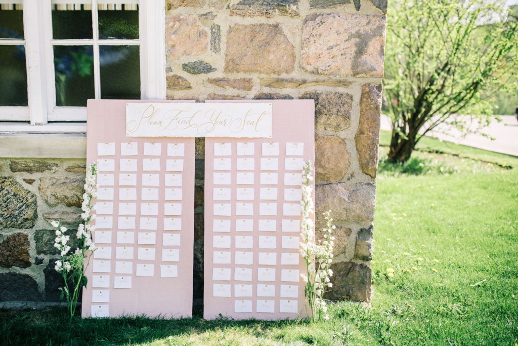 My DIY Wedding Seating Chart | The Blondielocks | Life + Style